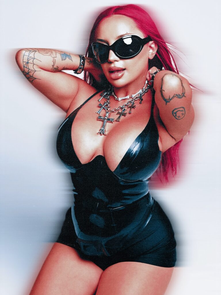 Lucifena ahead of the release of her debut album WARZONE