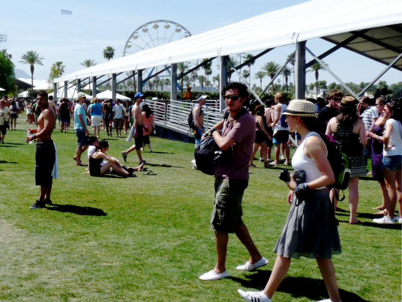 The Mojave tent at the Coachella Valley Music and Arts Festival in Indio