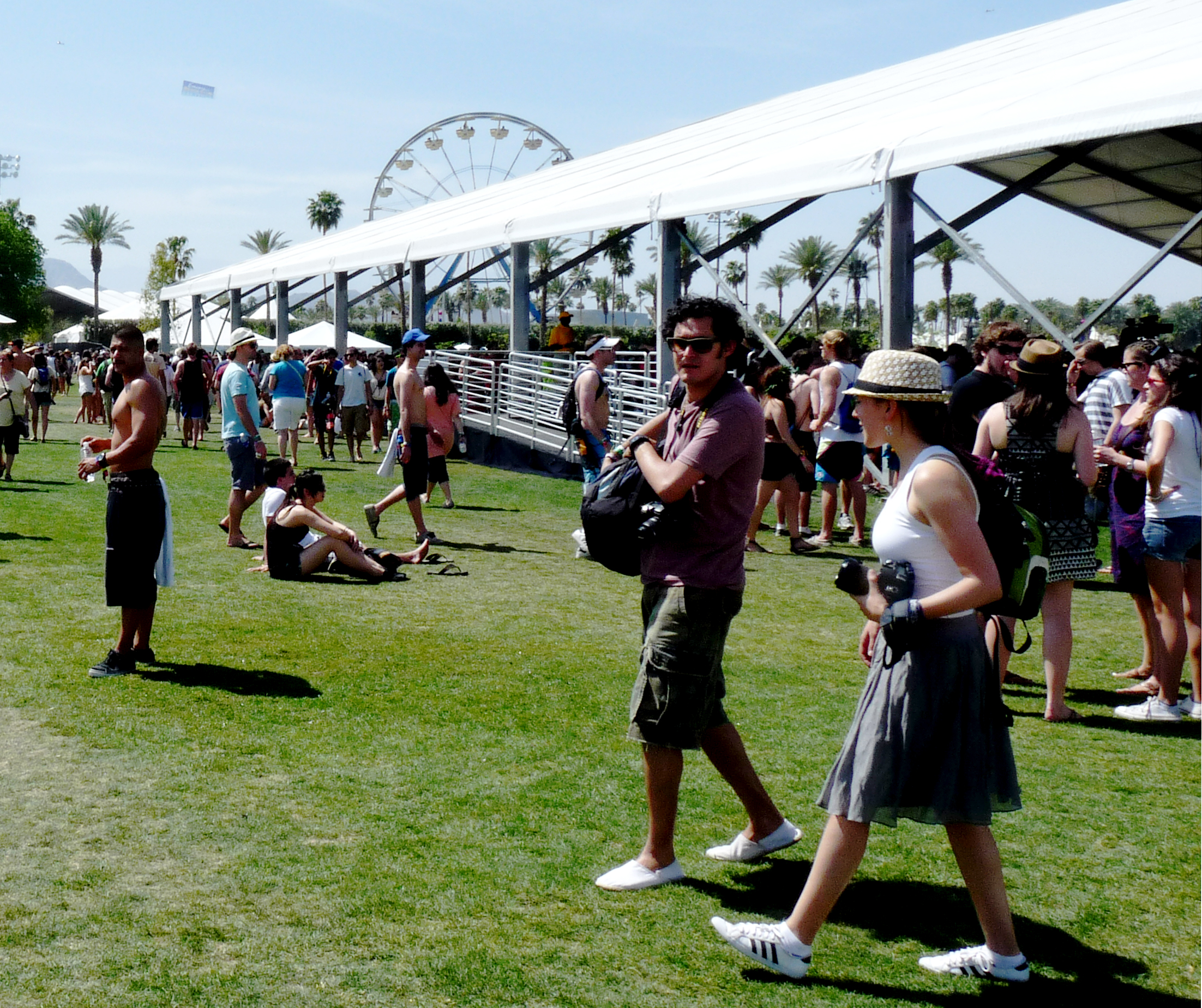 The Mojave tent at the Coachella Valley Music and Arts Festival in Indio
