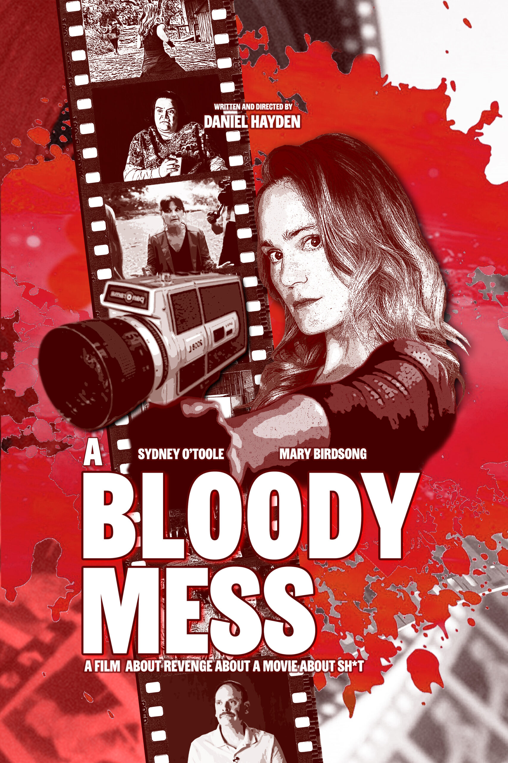 Poster for the dark comedy mockumentary A BLOODY MESS
