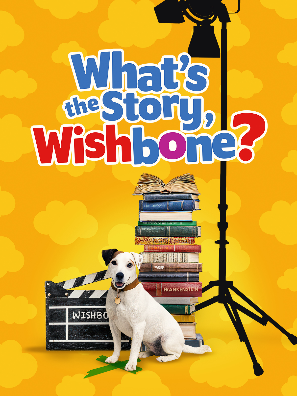 Poster for the documentary What's The Story, Wishbone? about the PBS series Wishbone